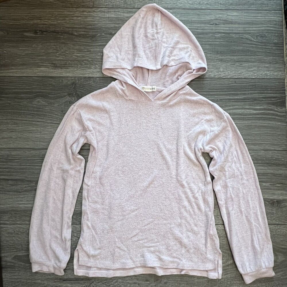 Tucker + Tate Top Girls sz 7 Pink Comfy Soft Long Sleeve Cozy Hooded Shirt